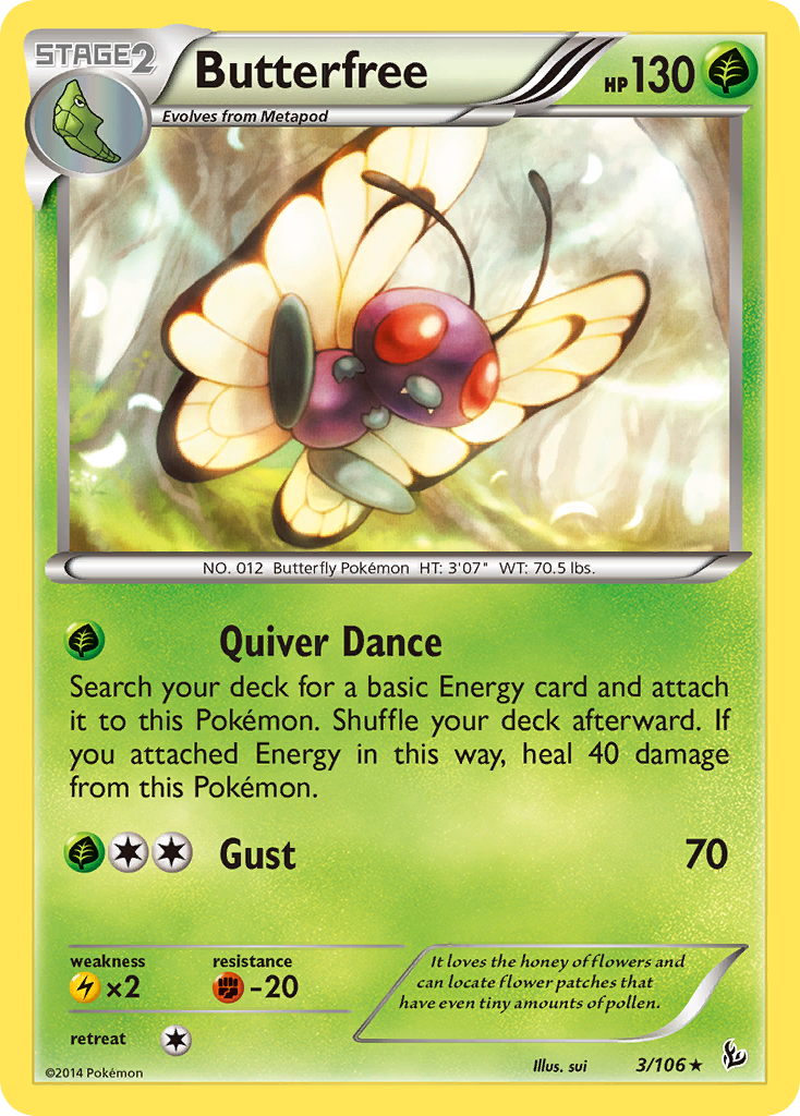 Butterfree (3/106) [XY: Flashfire] | Total Play