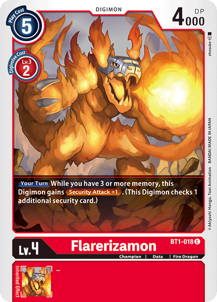 Flarerizamon [BT1-018] [Release Special Booster Ver.1.0] | Total Play