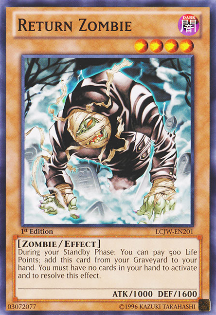 Return Zombie [LCJW-EN201] Common | Total Play