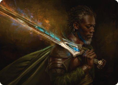 Anduril, Flame of the West Art Card [The Lord of the Rings: Tales of Middle-earth Art Series] | Total Play