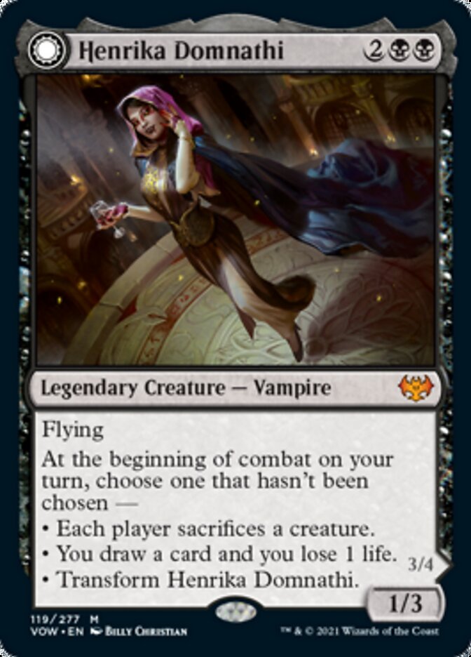 Henrika Domnathi // Henrika, Infernal Seer [Innistrad: Crimson Vow] | Total Play