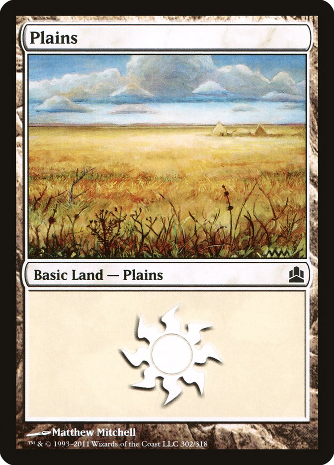 Plains (302) [Commander 2011] | Total Play