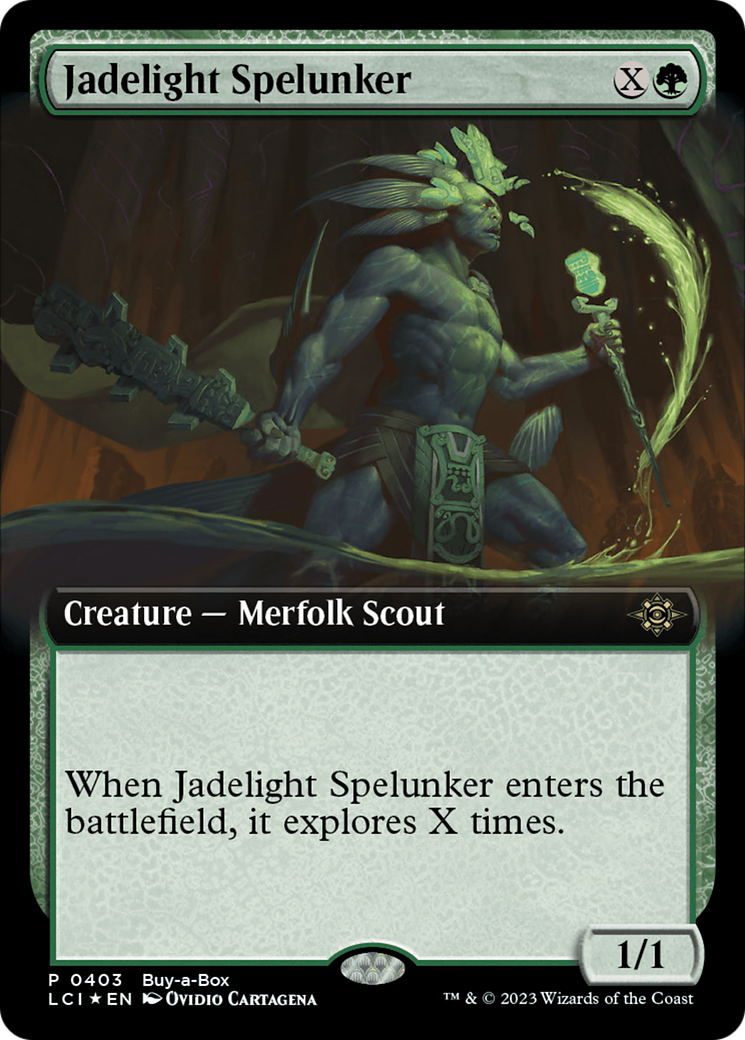 Jadelight Spelunker (Extended Art) (Buy-A-Box) [The Lost Caverns of Ixalan Promos] | Total Play