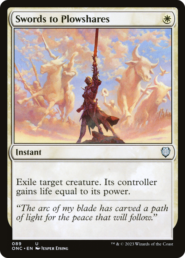 Swords to Plowshares [Phyrexia: All Will Be One Commander] | Total Play