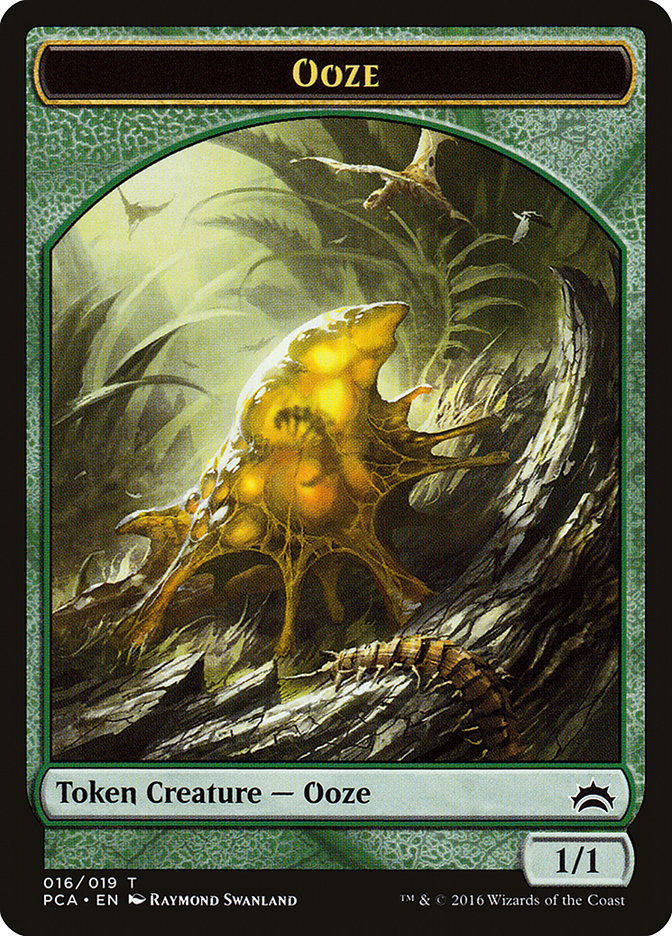 Plant // Ooze (016) Double-Sided Token [Planechase Anthology Tokens] | Total Play