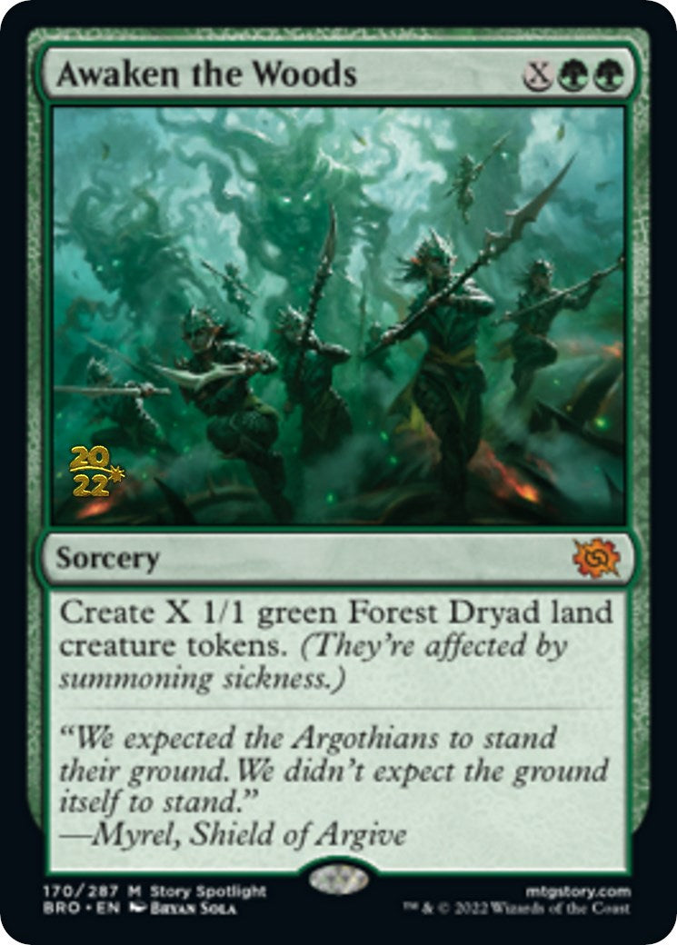 Awaken the Woods [The Brothers' War Prerelease Promos] | Total Play