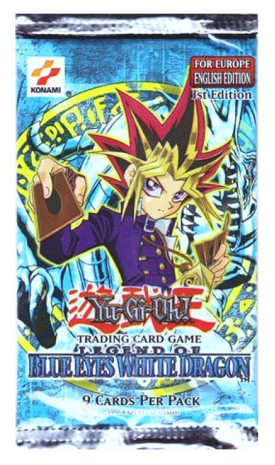 Legend of Blue Eyes White Dragon [European] - Booster Pack (1st Edition) | Total Play