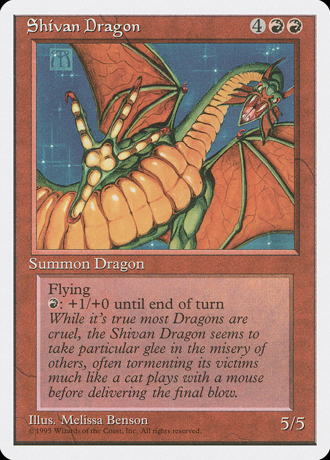 Shivan Dragon [Fourth Edition] | Total Play