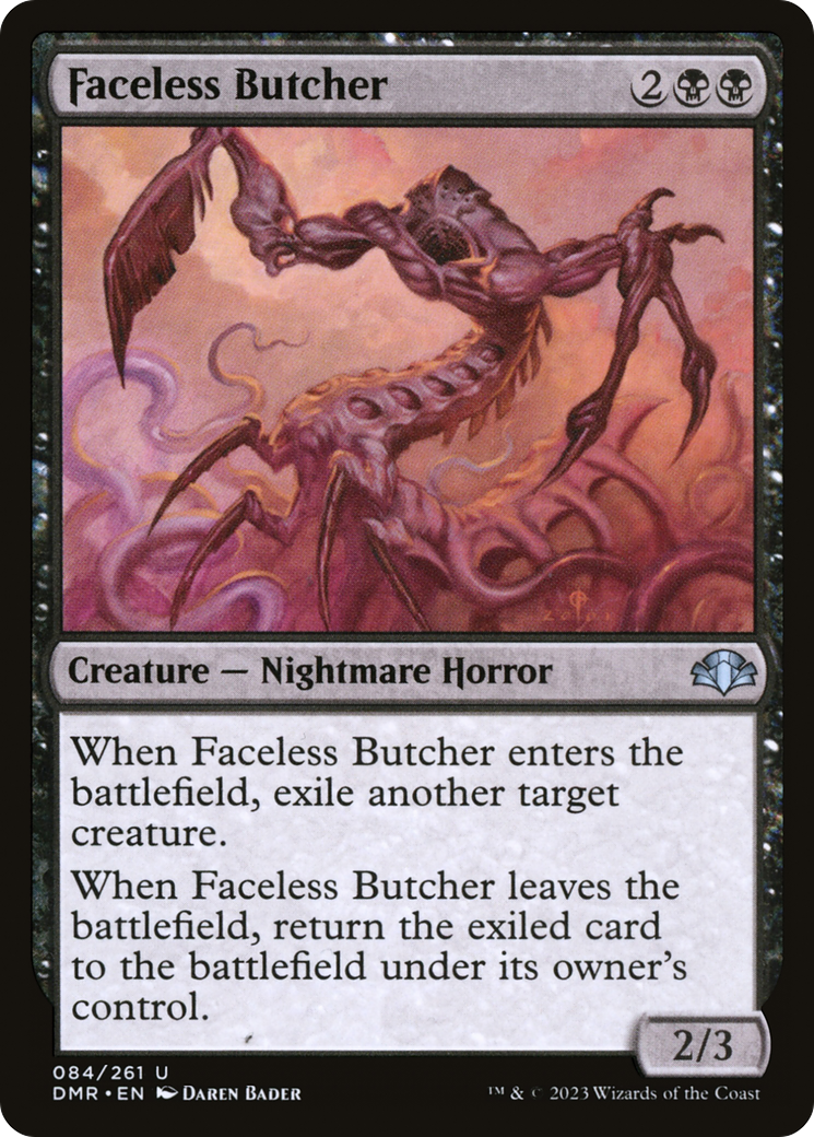 Faceless Butcher [Dominaria Remastered] | Total Play