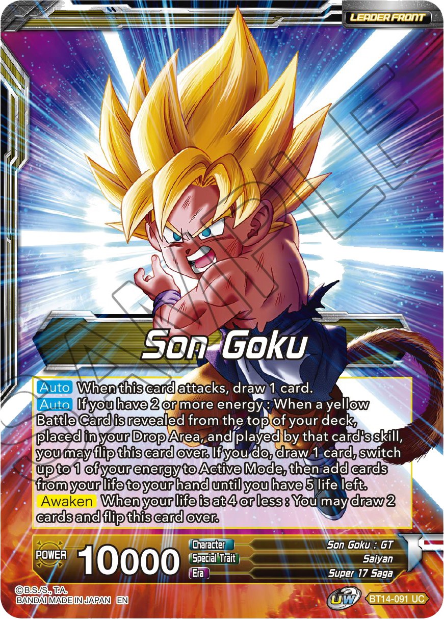 Son Goku // SS4 Son Goku, Returned from Hell (BT14-091) [Cross Spirits Prerelease Promos] | Total Play