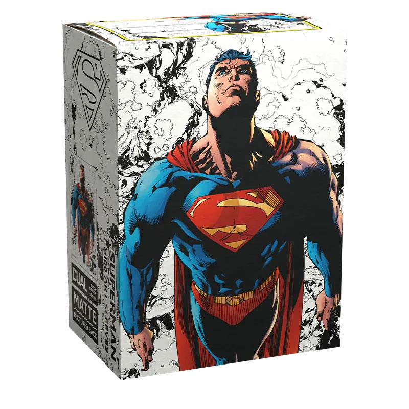 Dragon Shield: Standard 100ct Art Sleeves - Superman Core Full Art (Dual Matte) | Total Play