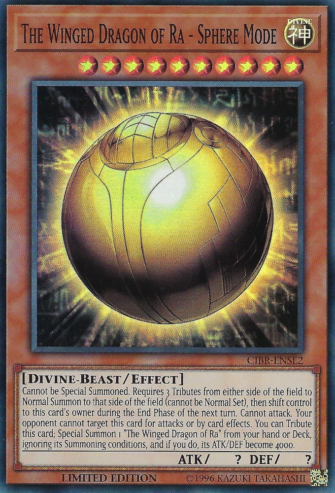 The Winged Dragon of Ra - Sphere Mode [CIBR-ENSE2] Super Rare | Total Play