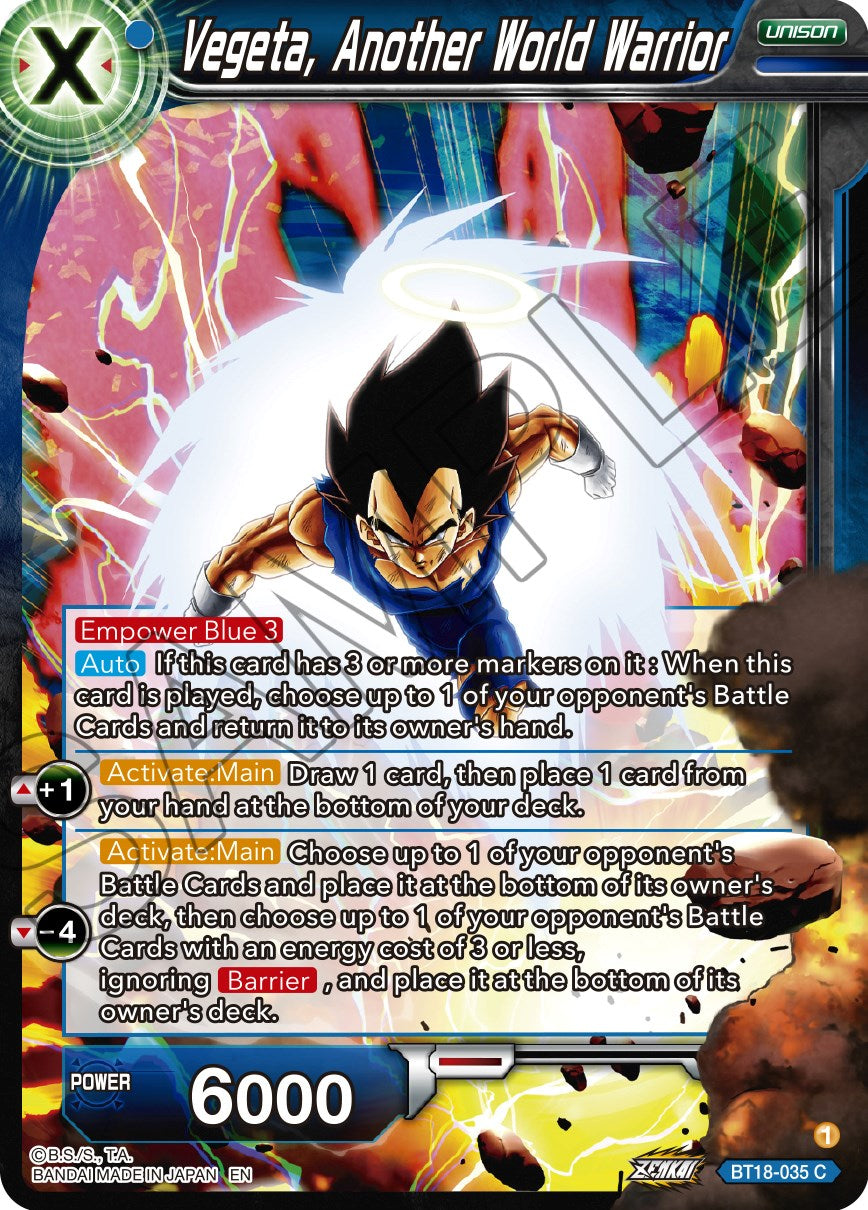 Vegeta, Another World Warrior (BT18-035) [Dawn of the Z-Legends] | Total Play