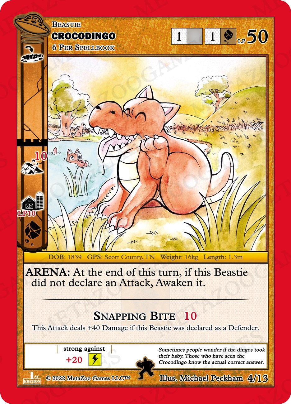 Crocodingo [Cryptid Nation: UFO First Edition Tribal Theme Decks] | Total Play