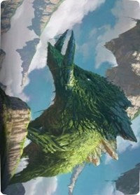 Yasharn, Implacable Earth Art Card [Zendikar Rising Art Series] | Total Play