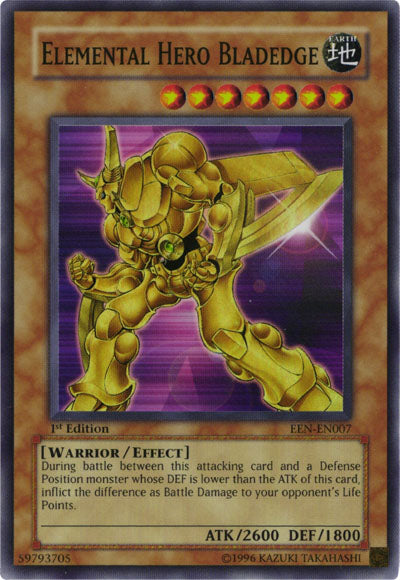 Elemental Hero Bladedge [EEN-EN007] Super Rare | Total Play