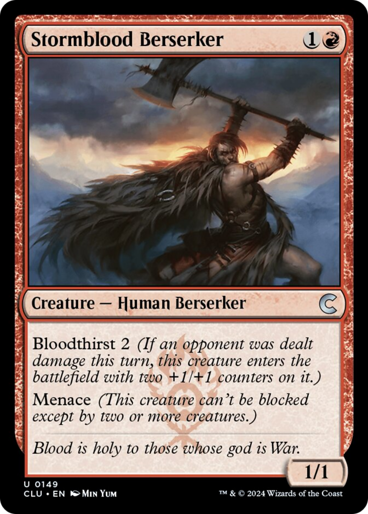 Stormblood Berserker [Ravnica: Clue Edition] | Total Play