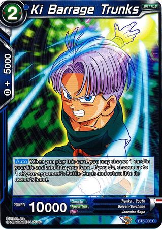 Ki Barrage Trunks (BT5-036) [Miraculous Revival] | Total Play