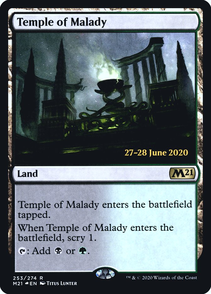 Temple of Malady [Core Set 2021 Prerelease Promos] | Total Play