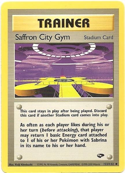 Saffron City Gym (122/132) [Gym Challenge Unlimited] | Total Play