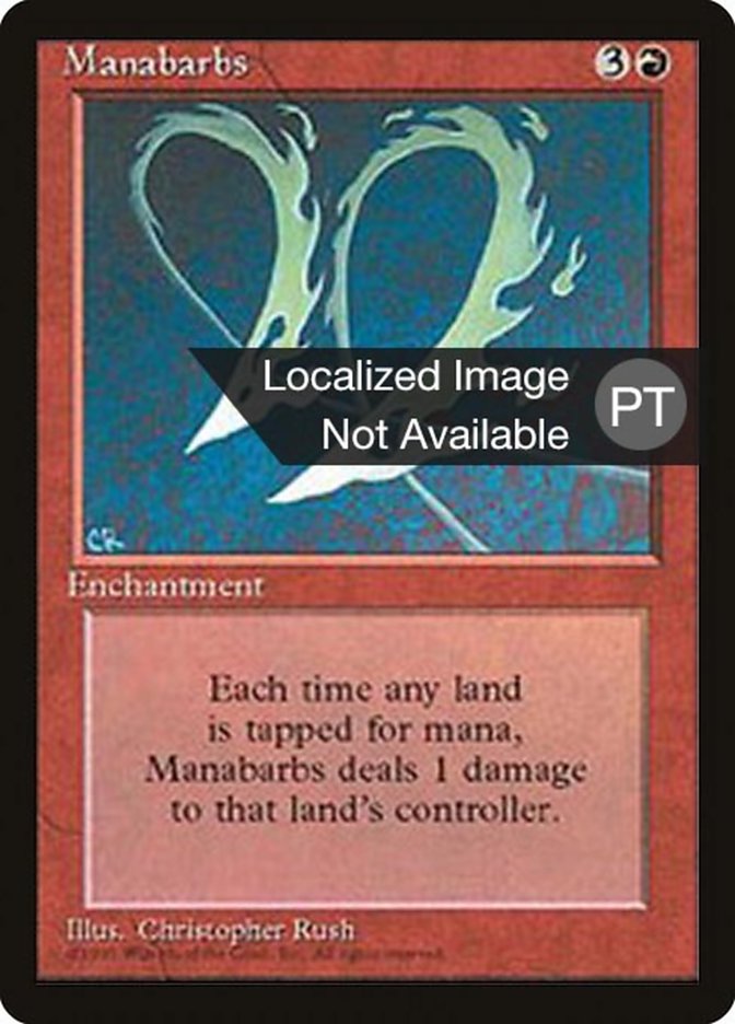Manabarbs [Fourth Edition (Foreign Black Border)] | Total Play