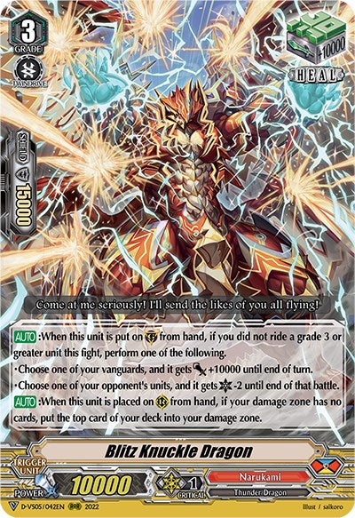 Blitz Knuckle Dragon (D-VS05/042EN) [V Clan Collection Vol.5] | Total Play