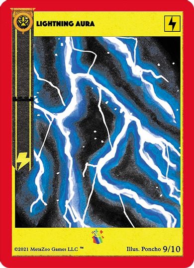 Lightning Aura (Box Topper) [Cryptid Nation: First Edition] | Total Play