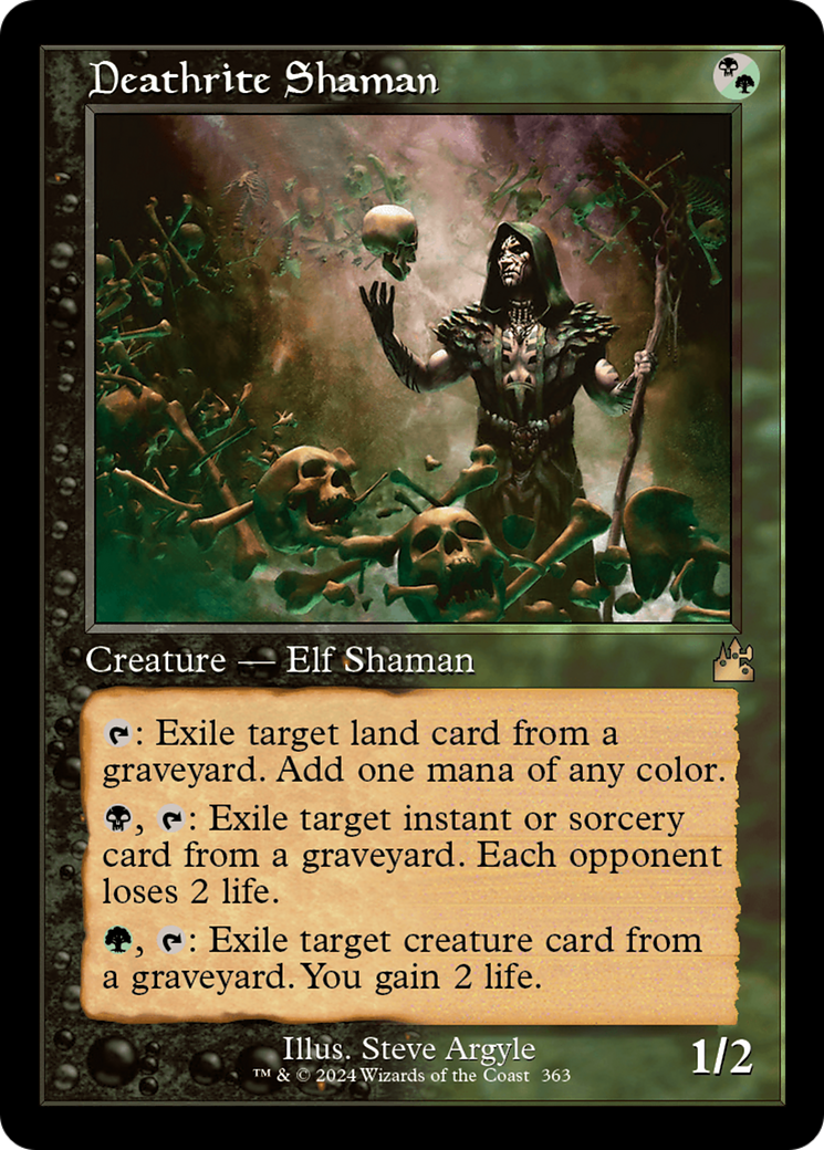 Deathrite Shaman (Retro Frame) [Ravnica Remastered] | Total Play