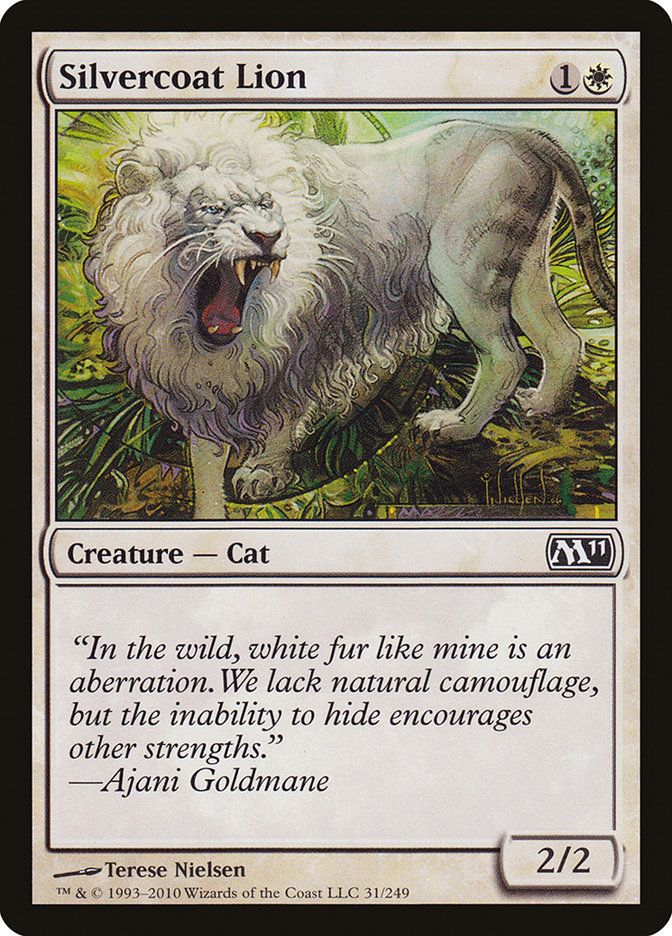 Silvercoat Lion [Magic 2011] | Total Play