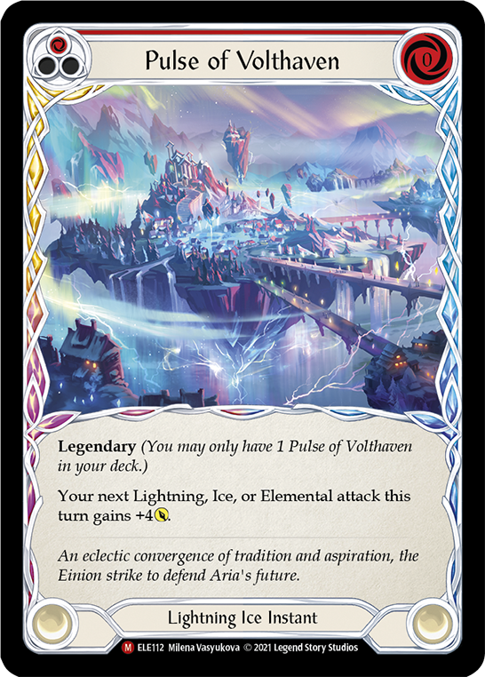 Pulse of Volthaven [ELE112] (Tales of Aria)  1st Edition Cold Foil | Total Play