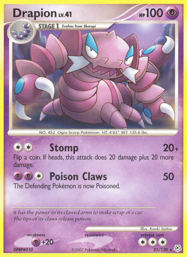 Drapion (23/130) [Diamond & Pearl: Base Set] | Total Play