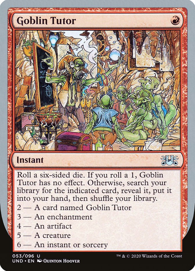 Goblin Tutor [Unsanctioned] | Total Play