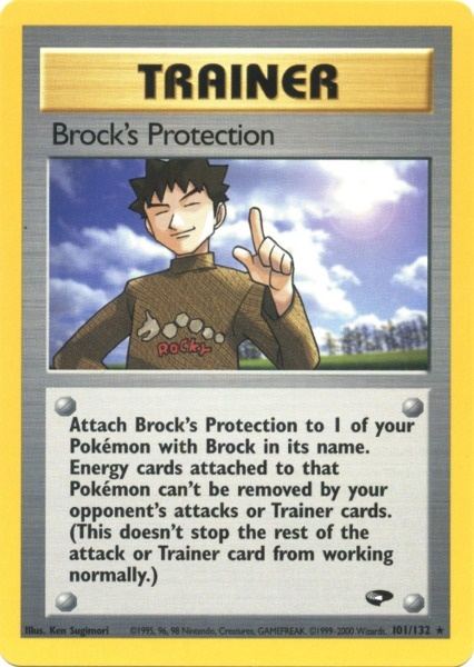 Brock's Protection (101/132) [Gym Challenge Unlimited] | Total Play