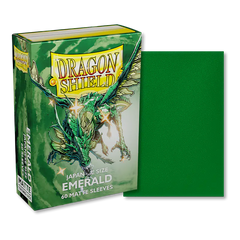 Dragon Shield: Japanese Size 60ct Sleeves - Emerald (Matte) | Total Play