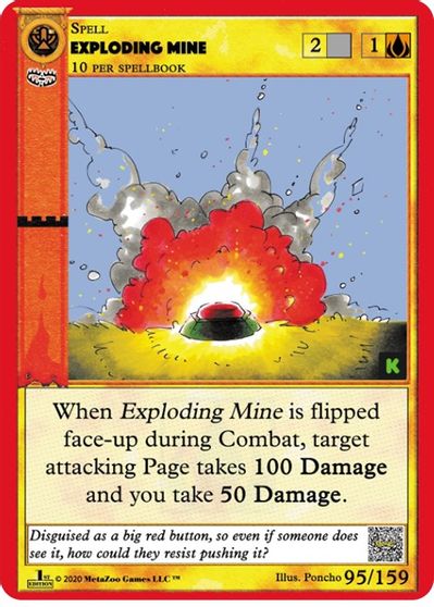 Exploding Mine [Cryptid Nation: Kickstarter Edition] | Total Play