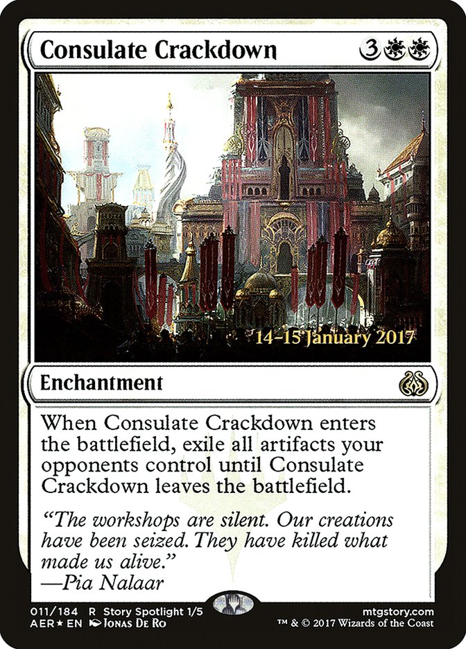 Consulate Crackdown [Aether Revolt Prerelease Promos] | Total Play