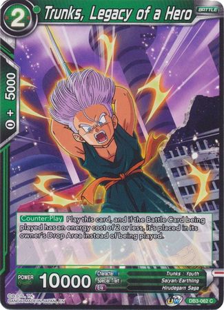 Trunks, Legacy of a Hero (DB3-062) [Giant Force] | Total Play