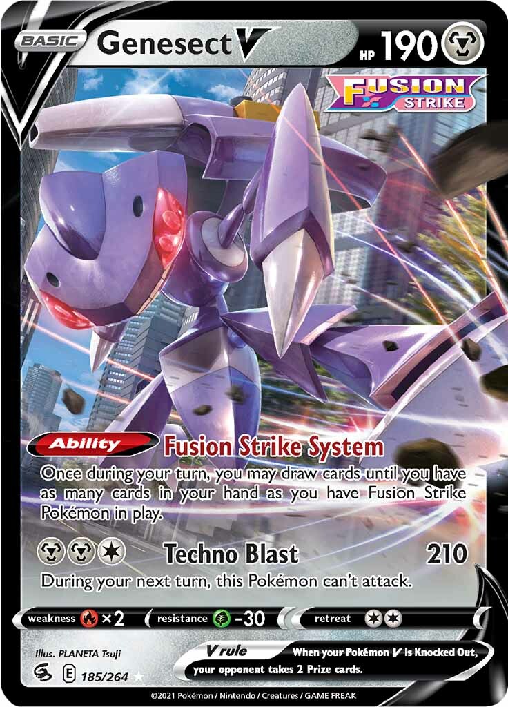 Genesect V (185/264) [Sword & Shield: Fusion Strike] | Total Play