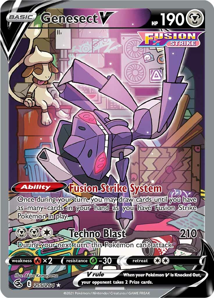 Genesect V (255/264) [Sword & Shield: Fusion Strike] | Total Play