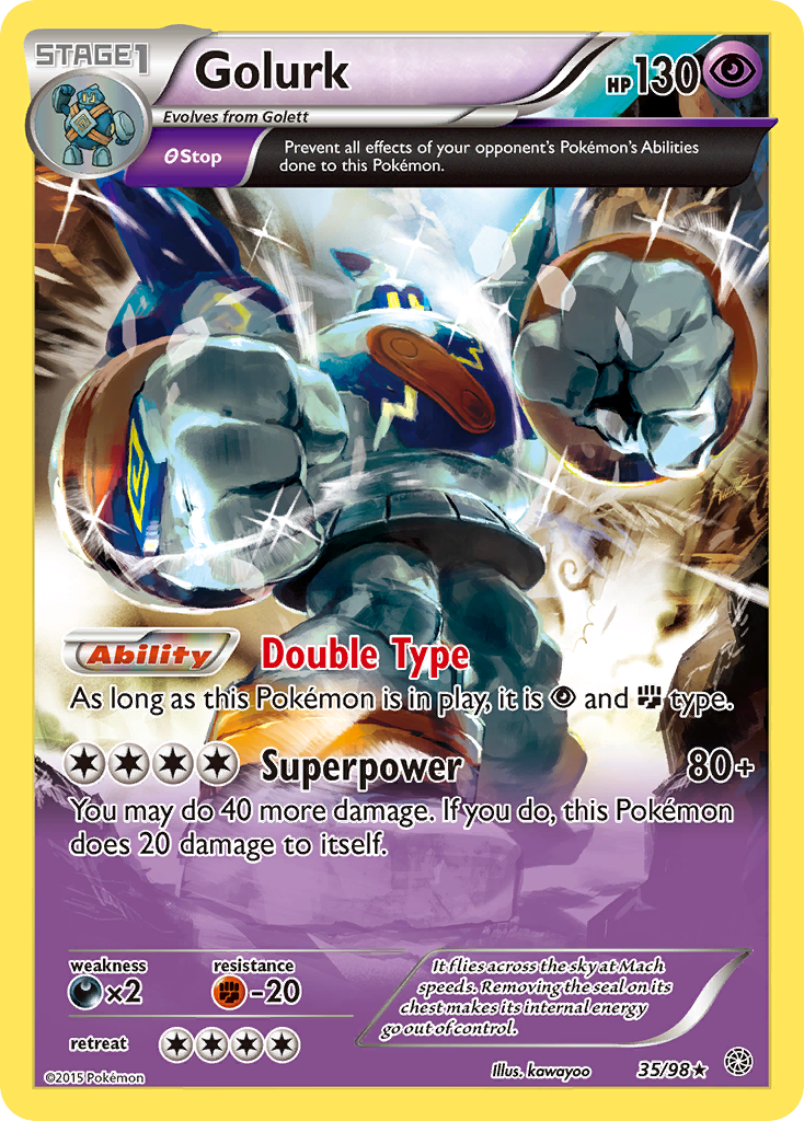 Golurk (35/98) [XY: Ancient Origins] | Total Play