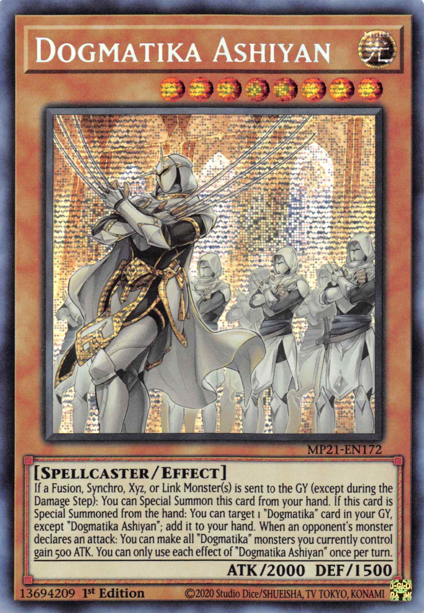 Dogmatika Ashiyan [MP21-EN172] Prismatic Secret Rare | Total Play