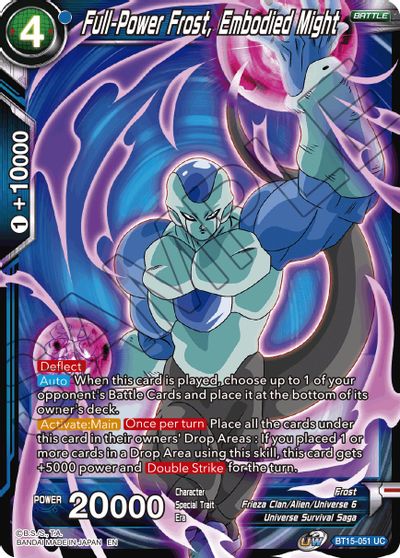 Full-Power Frost, Embodied Might (BT15-051) [Saiyan Showdown] | Total Play