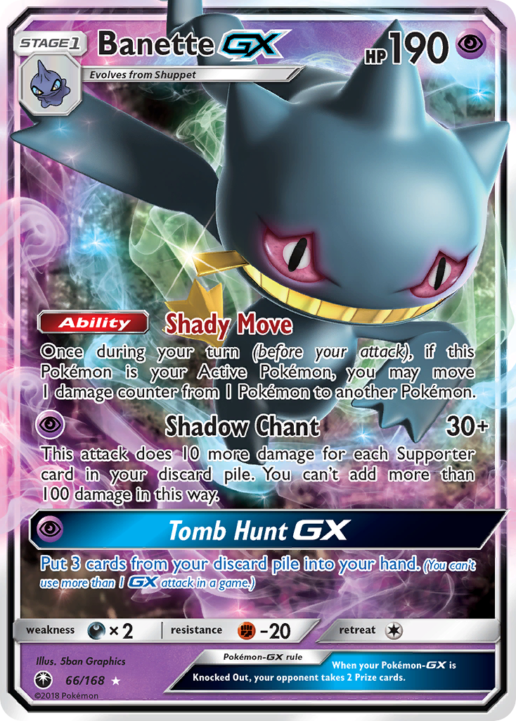 Banette GX (66/168) [Sun & Moon: Celestial Storm] | Total Play