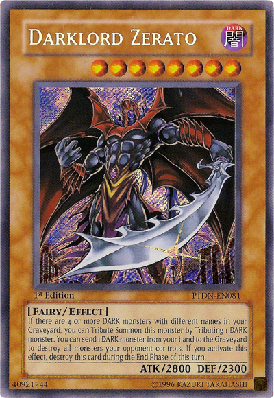 Darklord Zerato [PTDN-EN081] Secret Rare | Total Play