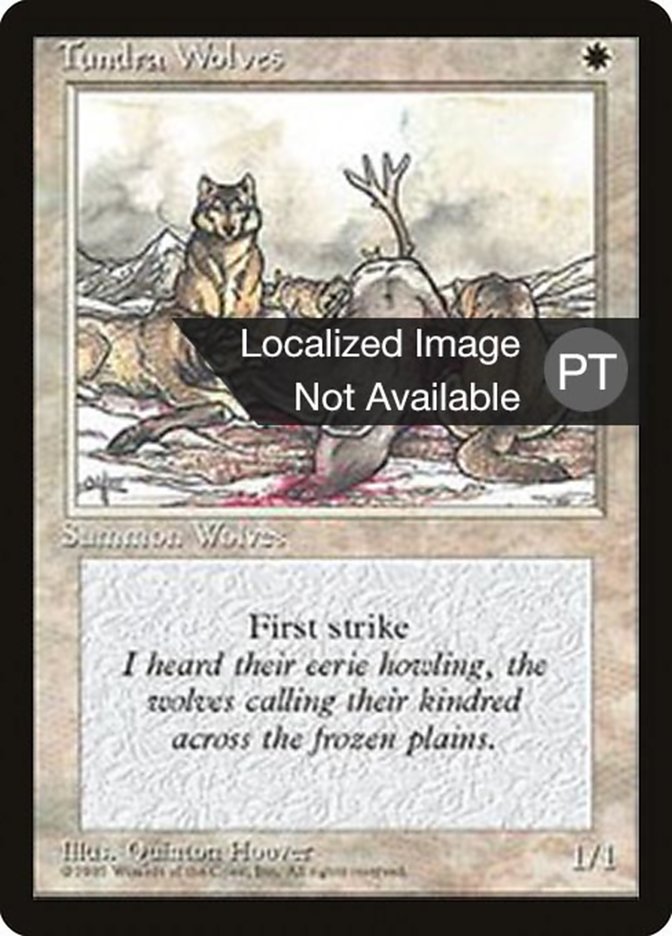 Tundra Wolves [Fourth Edition (Foreign Black Border)] | Total Play