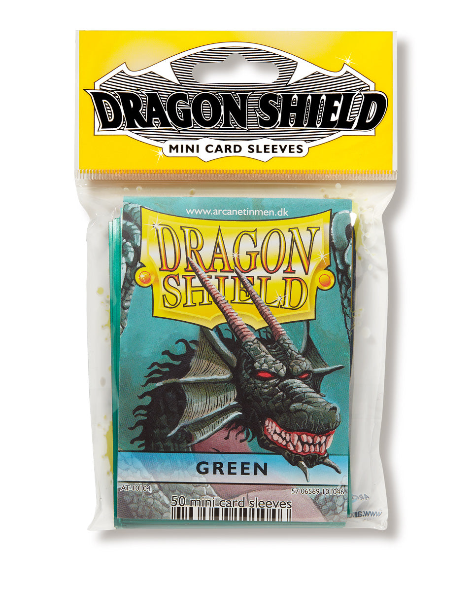 Dragon Shield: Japanese Size 50ct Sleeves - Green (Classic) | Total Play