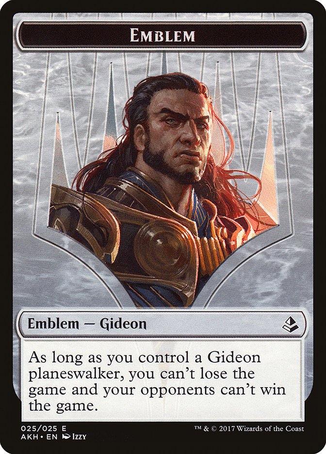 Gideon of the Trials Emblem [Amonkhet Tokens] | Total Play