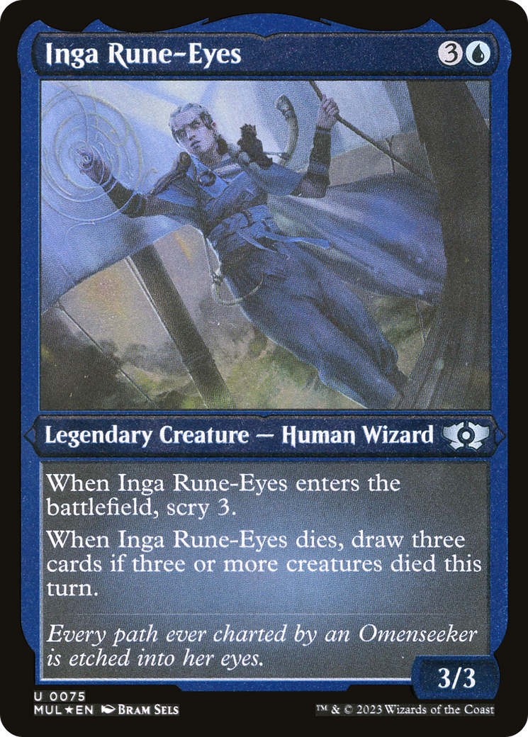 Inga Rune-Eyes (Foil Etched) [Multiverse Legends] | Total Play