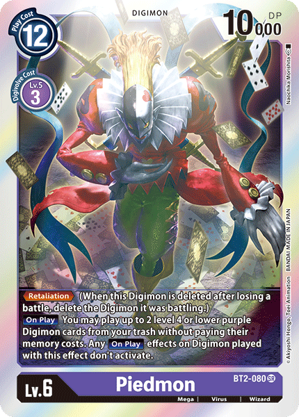 Piedmon [BT2-080] [Release Special Booster Ver.1.0] | Total Play