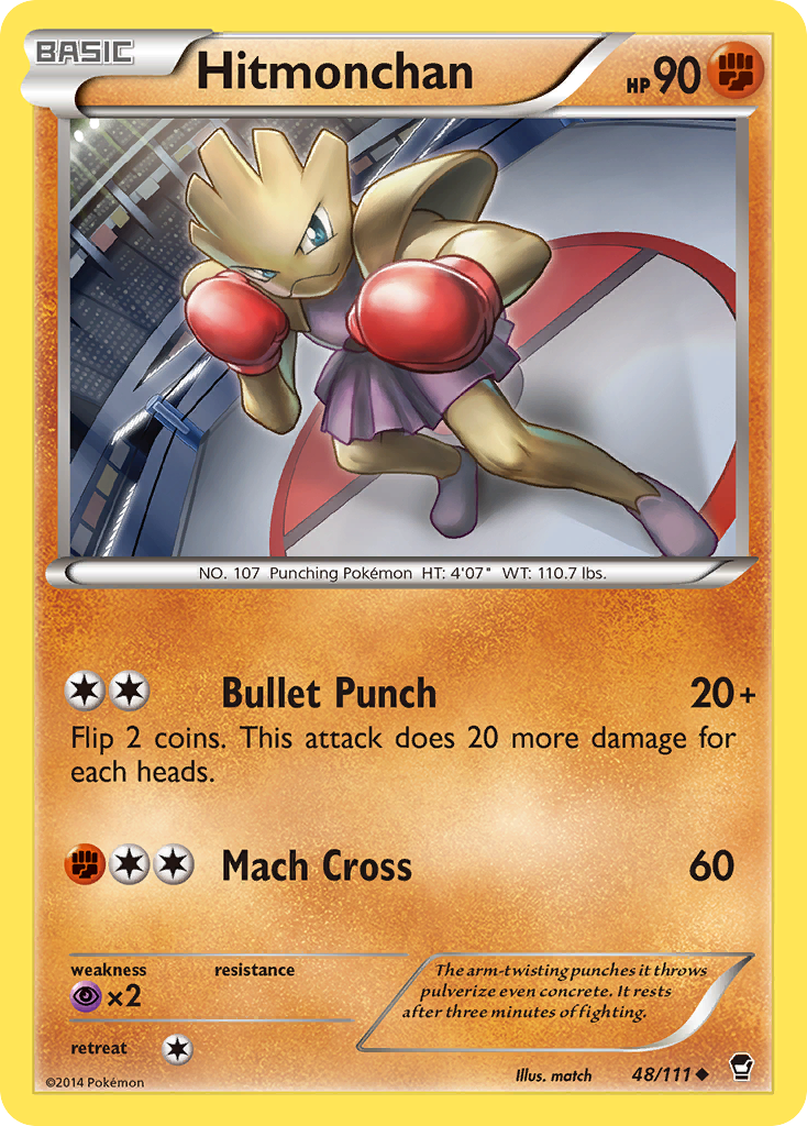 Hitmonchan (48/111) [XY: Furious Fists] | Total Play